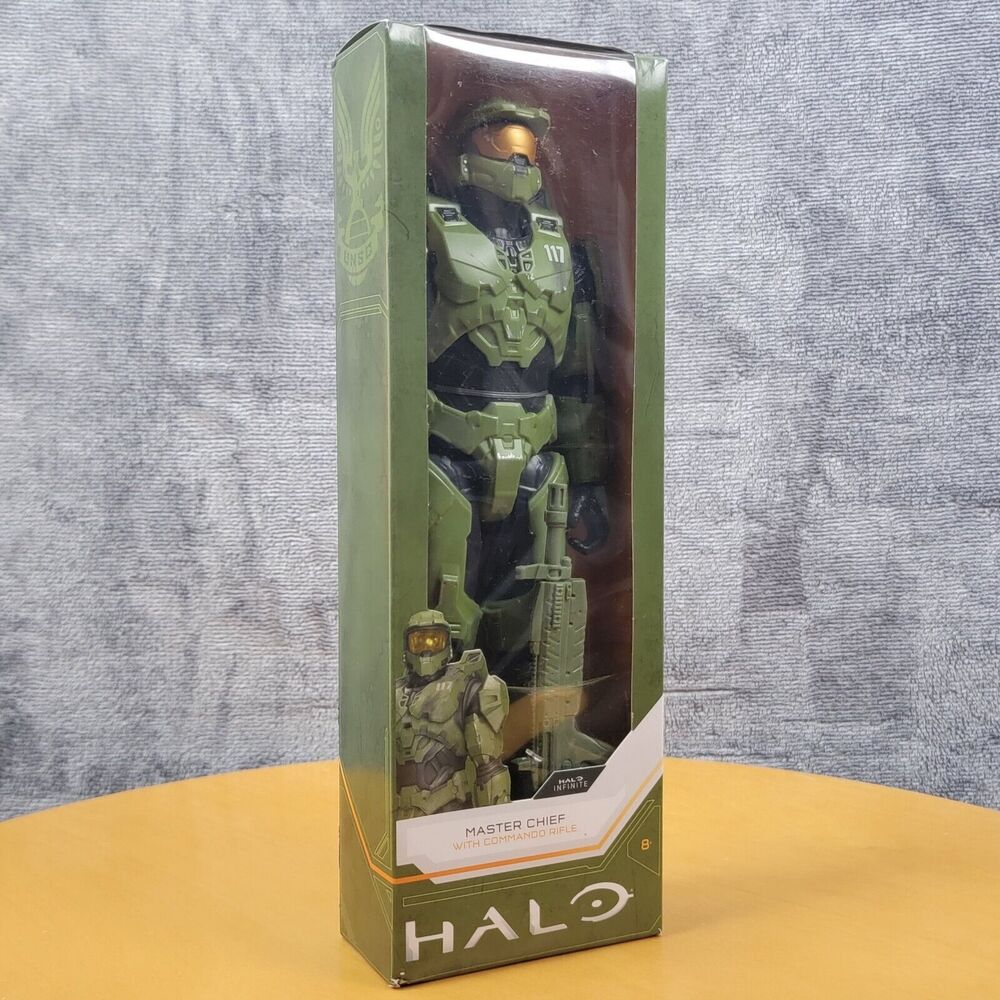 Halo Action Figure Master Chief with Commando Rifle Xbox infinite NIB - Picture 3 of 11